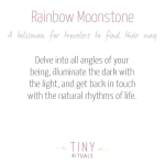 Rainbow Moonstone Silver and Golden Hoop Earrings - Image 6