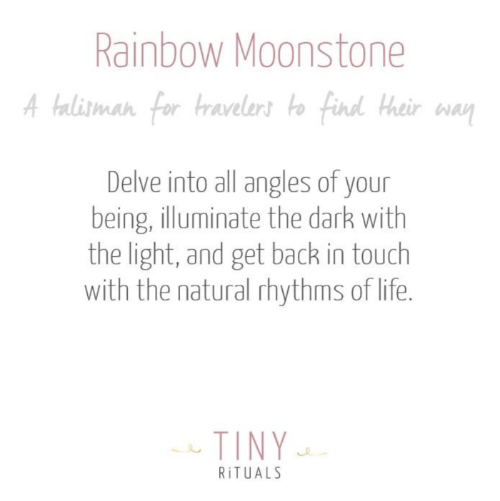 Rainbow Moonstone Silver and Golden Hoop Earrings - Image 6