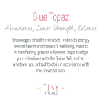 Blue Topaz Silver or Gold  Ring - Image 3