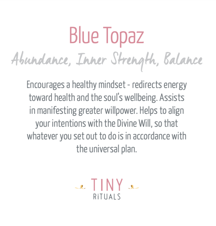 Blue Topaz Silver or Gold  Ring - Image 3