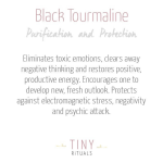 Black Tourmaline Silver, Gold or Rose Gold Ring - Image 13