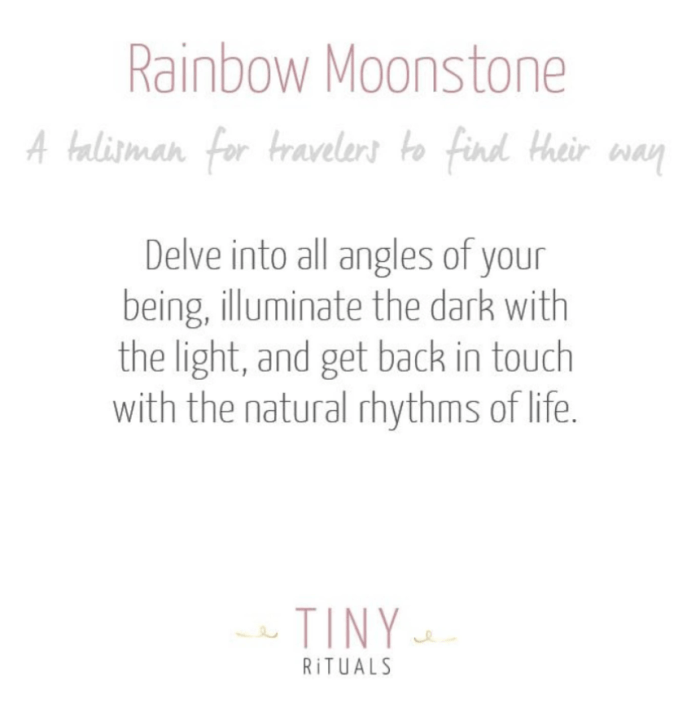 Rainbow Moonstone Energy Anklet - Image 4