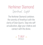 Herkimer Diamond Silver or Gold Ring - Image 11