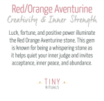 Red Orange Aventurine Energy Bracelet - Image 3