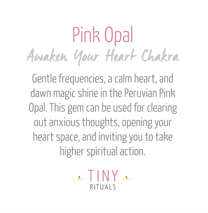 Pink Opal Silver or Gold Ring - Image 3