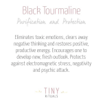 Black Tourmaline Flame Freeform Crystal - Image 4