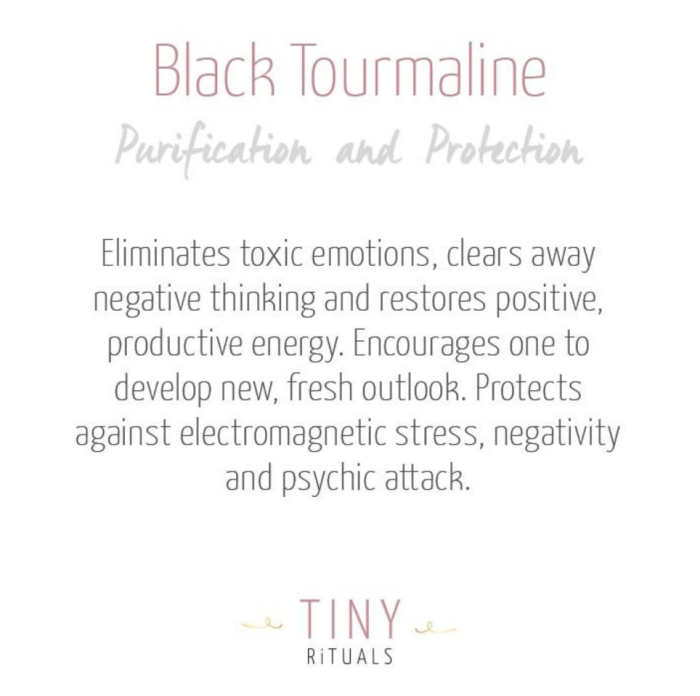 Black Tourmaline Flame Freeform Crystal - Image 4