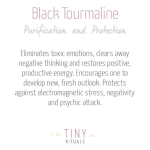 Black Tourmaline Silver, Gold or Rose Gold Ring - Image 9