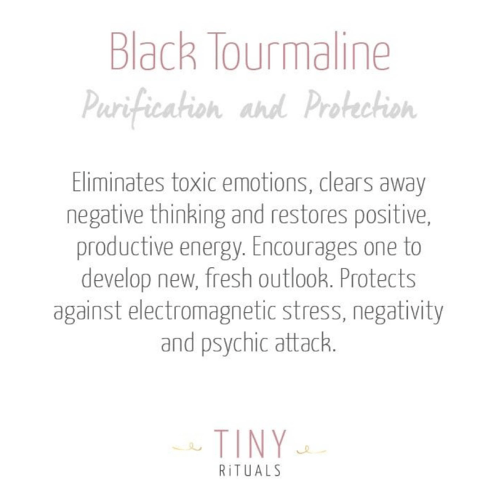 Black Tourmaline Crystal Point Earrings - Image 3