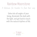 Rainbow Moonstone Crystal Point Earrings - Image 7