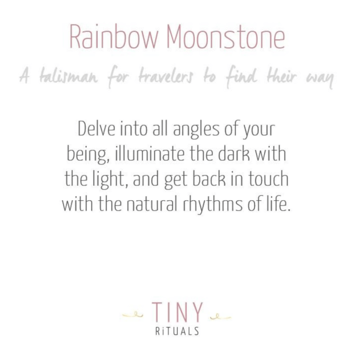 Rainbow Moonstone Crystal Point Earrings - Image 7