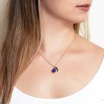 September Blue Sapphire Birthstone Necklace - Image 2