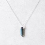 Labradorite Crystal Point Necklace - Image 3