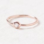 Rainbow Moonstone Silver, Gold or Rose Gold Ring - Image 8