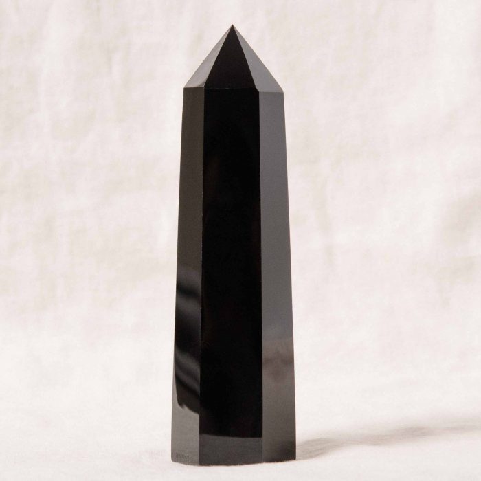 Black Obsidian Obelisk - Large - AAA Premium Quality - Image 5