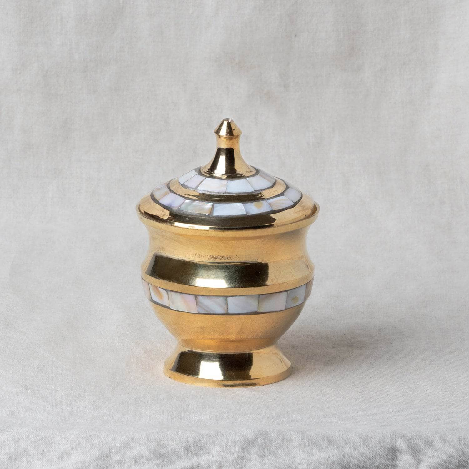 Studio-Session-129-2-copy Brass Mother of Pearl Charcoal & Smudge Burner Kit - Image 7
