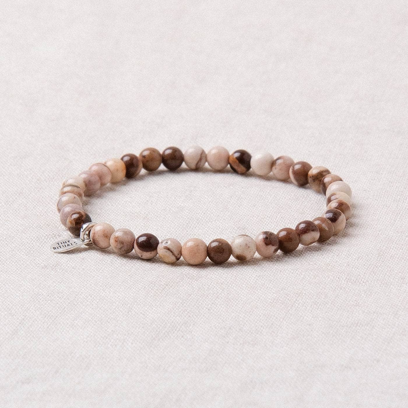 Studio-Session-1383-2 Natural Australian Zebra Jasper Energy Bracelet - Image 6