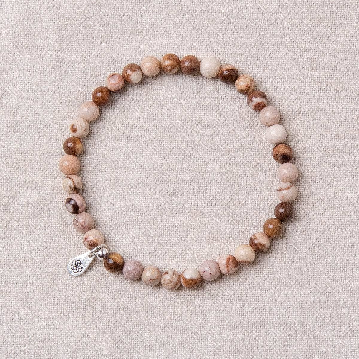 Studio-Session-1387-2 Natural Australian Zebra Jasper Energy Bracelet - Image 1