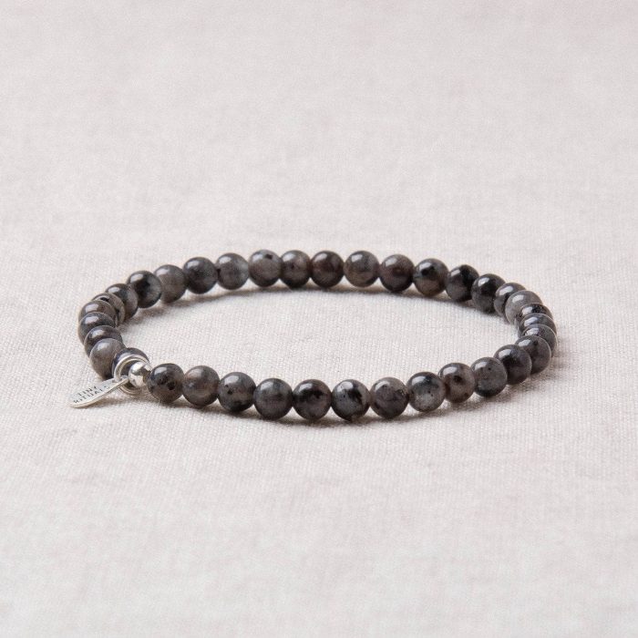 Larvikite Black Labradorite Energy Bracelet - Image 4
