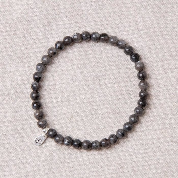 Larvikite Black Labradorite Energy Bracelet - Image 1