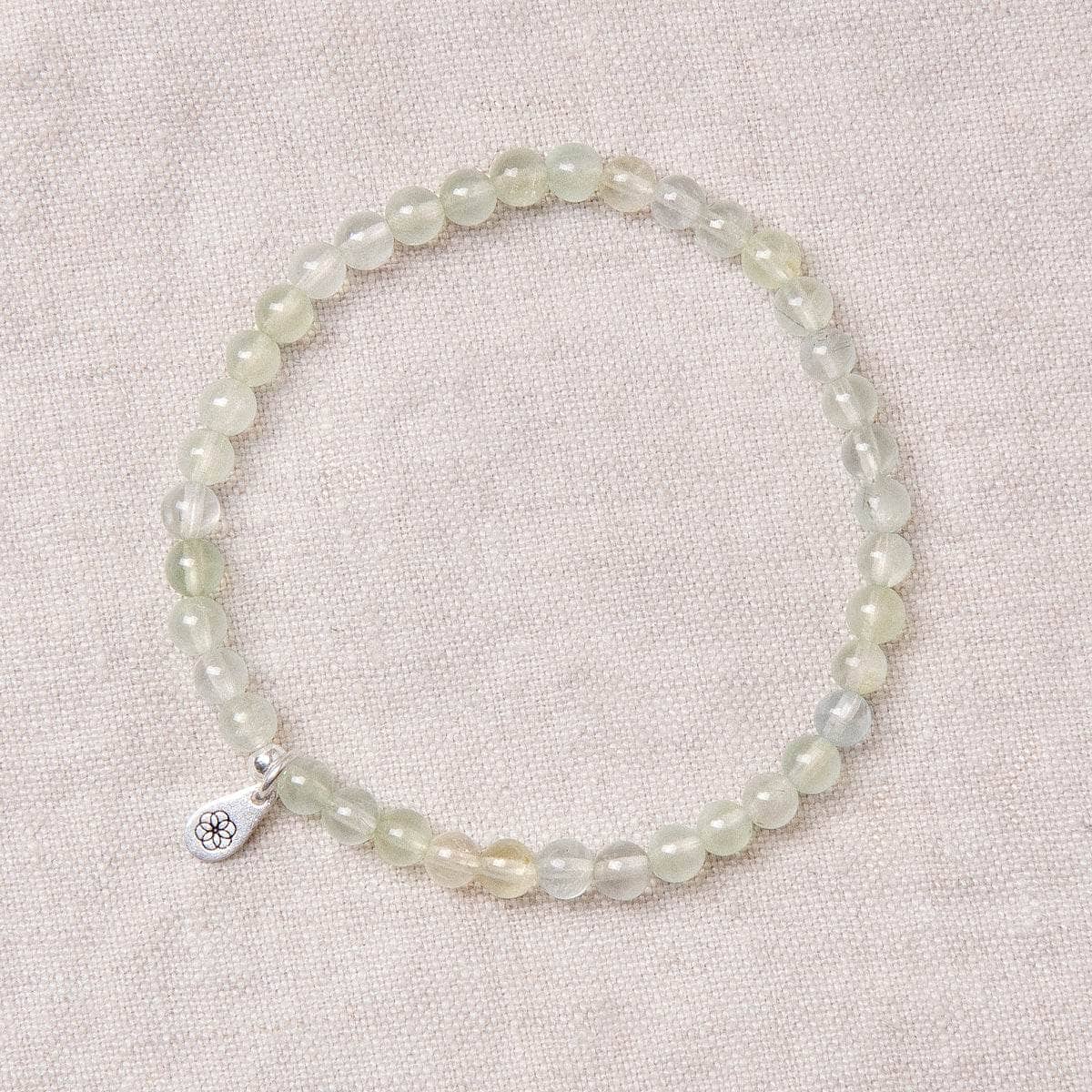 Studio-Session-1447-2 Genuine Prehnite Energy Bracelet - Image 1