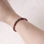 Natural Plum Blossom Tourmaline Energy Bracelet - Image 5
