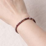 Natural Plum Blossom Tourmaline Energy Bracelet - Image 2