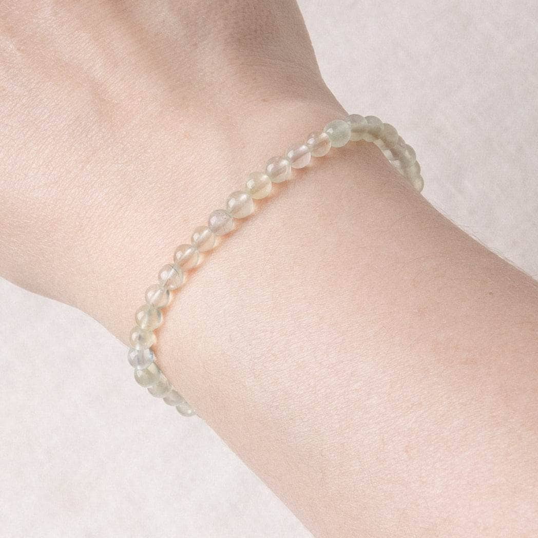 Studio-Session-1484-2 Genuine Prehnite Energy Bracelet - Image 2