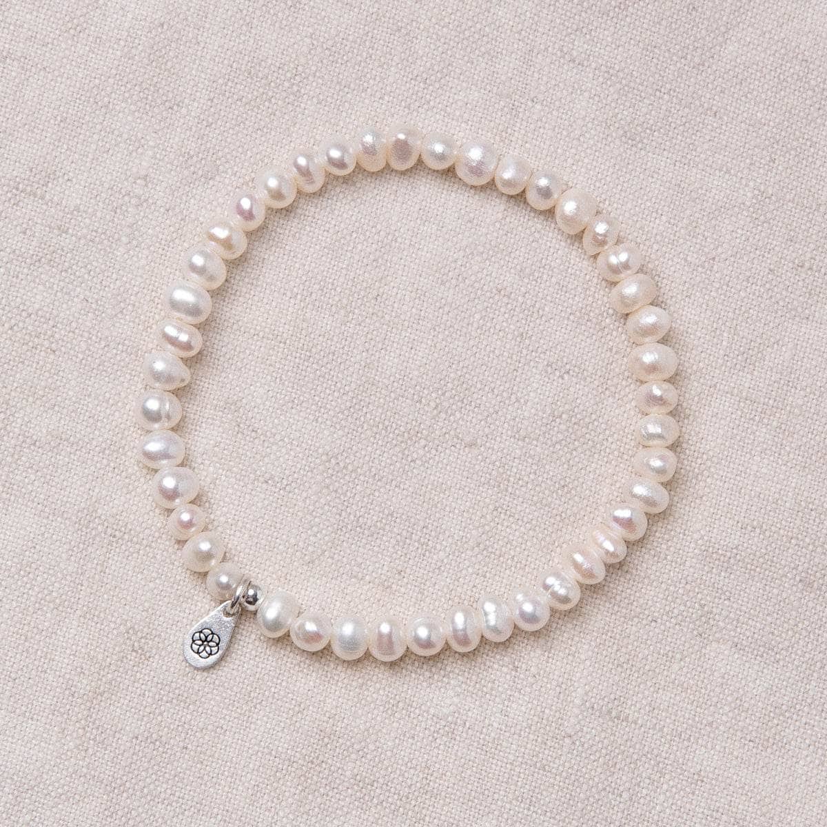 Studio-Session-1492-22 Natural Freshwater Pearl Energy Bracelet - AAA Premium Quality - Image 1