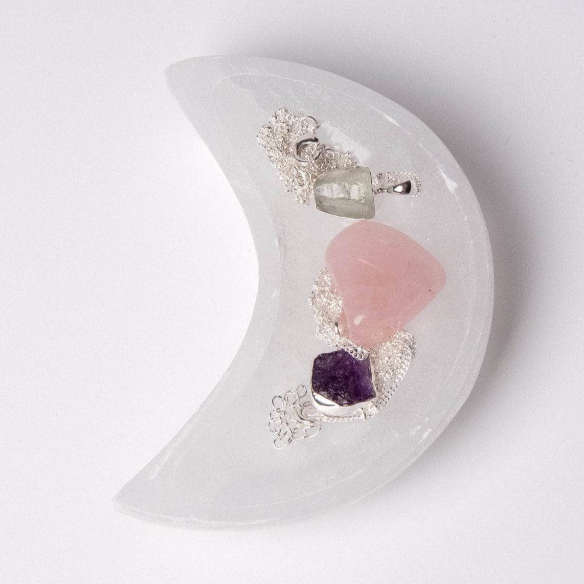 Studio-Session-1816 Selenite Moon Crystal Recharging Bowl - Image 1