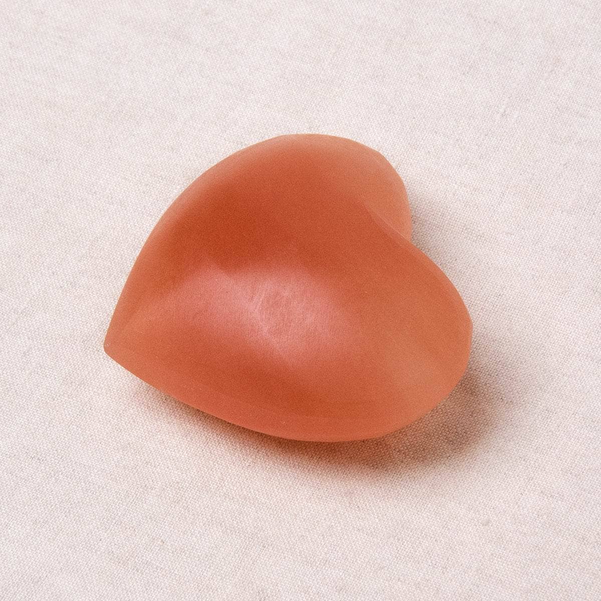 Studio-Session-1851 Peach Selenite Heart - Image 5