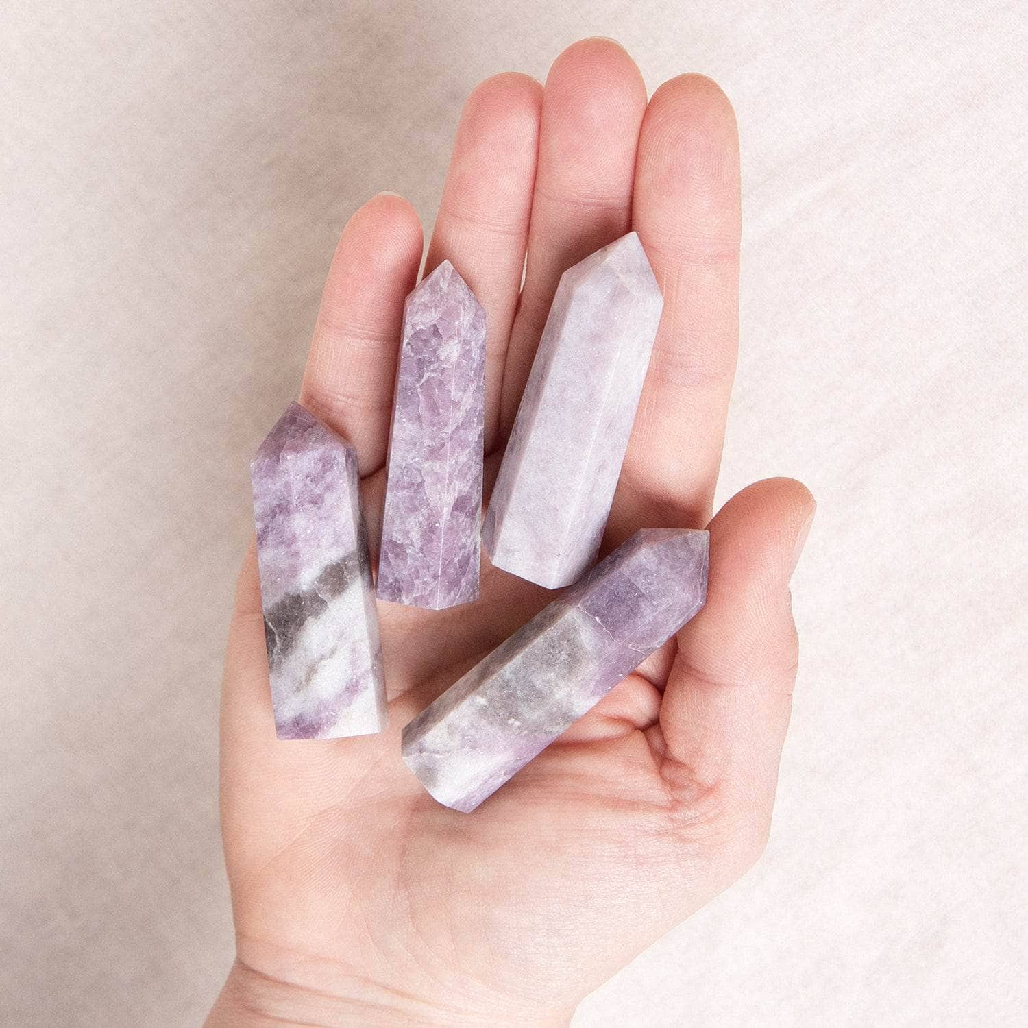 Studio-Session-1854 Lepidolite Crystal Point - AAA Premium Quality - Image 3