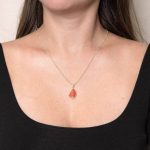 Carnelian Raw Crystal Necklace - Image 2