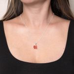 Carnelian Raw Crystal Necklace - Image 5