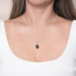 Black Tourmaline Raw Crystal Necklace - Image 5