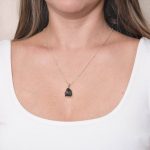 Black Tourmaline Raw Crystal Necklace - Image 2