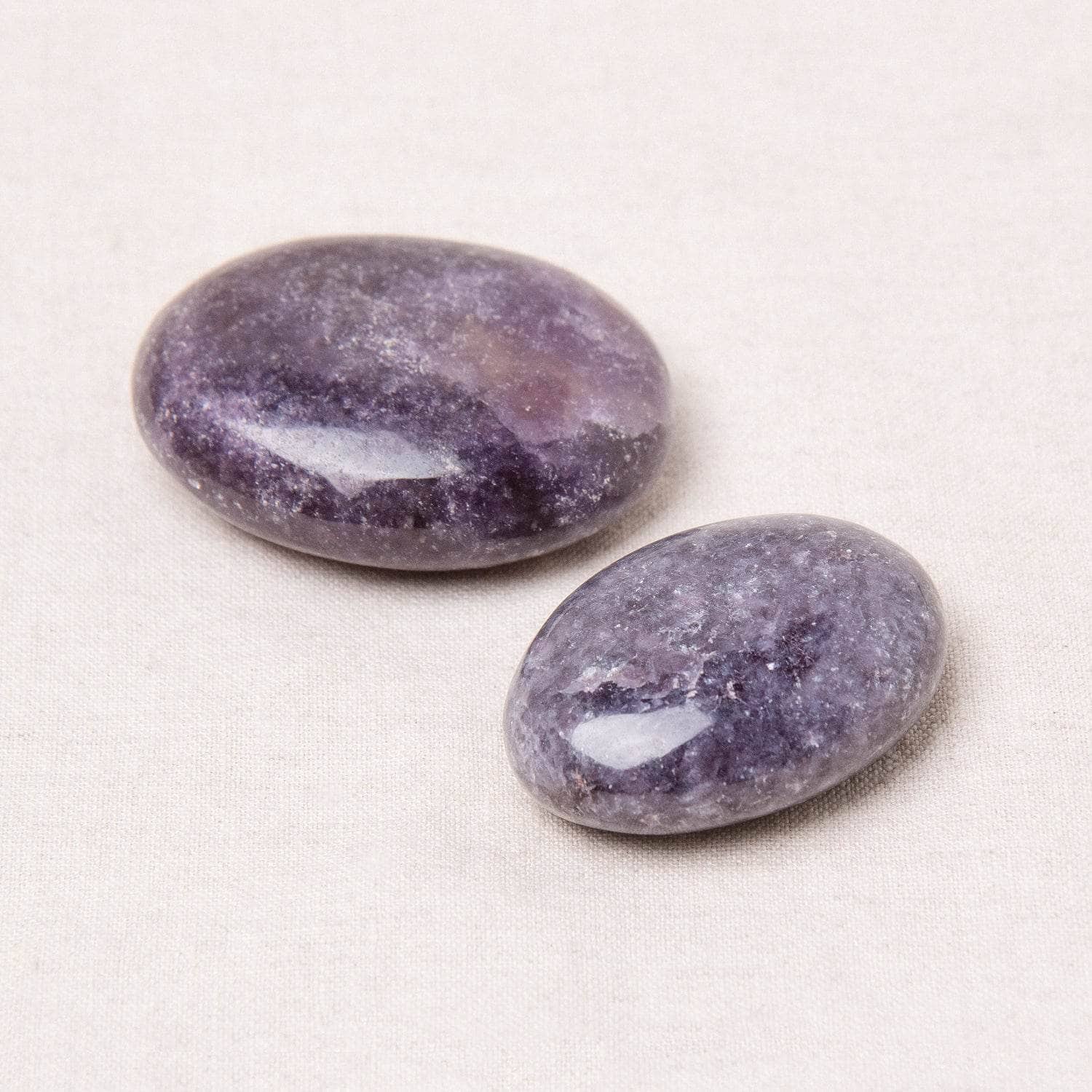 Studio-Session-2448 Lepidolite Palm Stone - AAA Premium Quality - Image 1