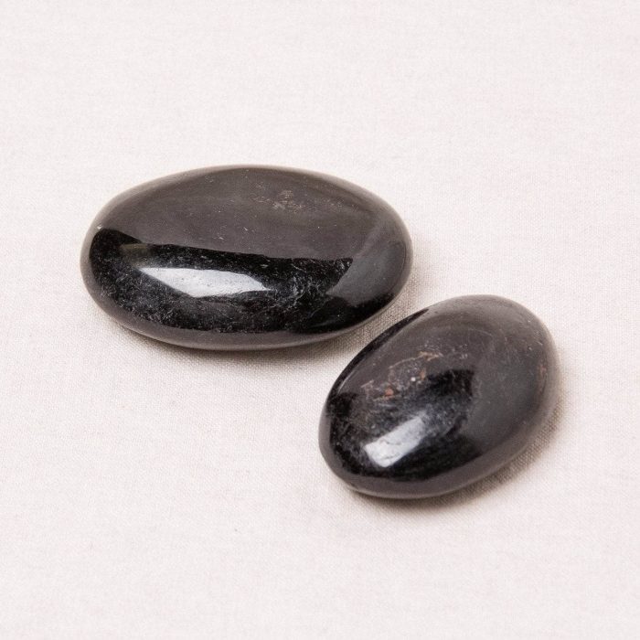 Black Tourmaline Palm Stones - AAA Premium Quality - Image 3