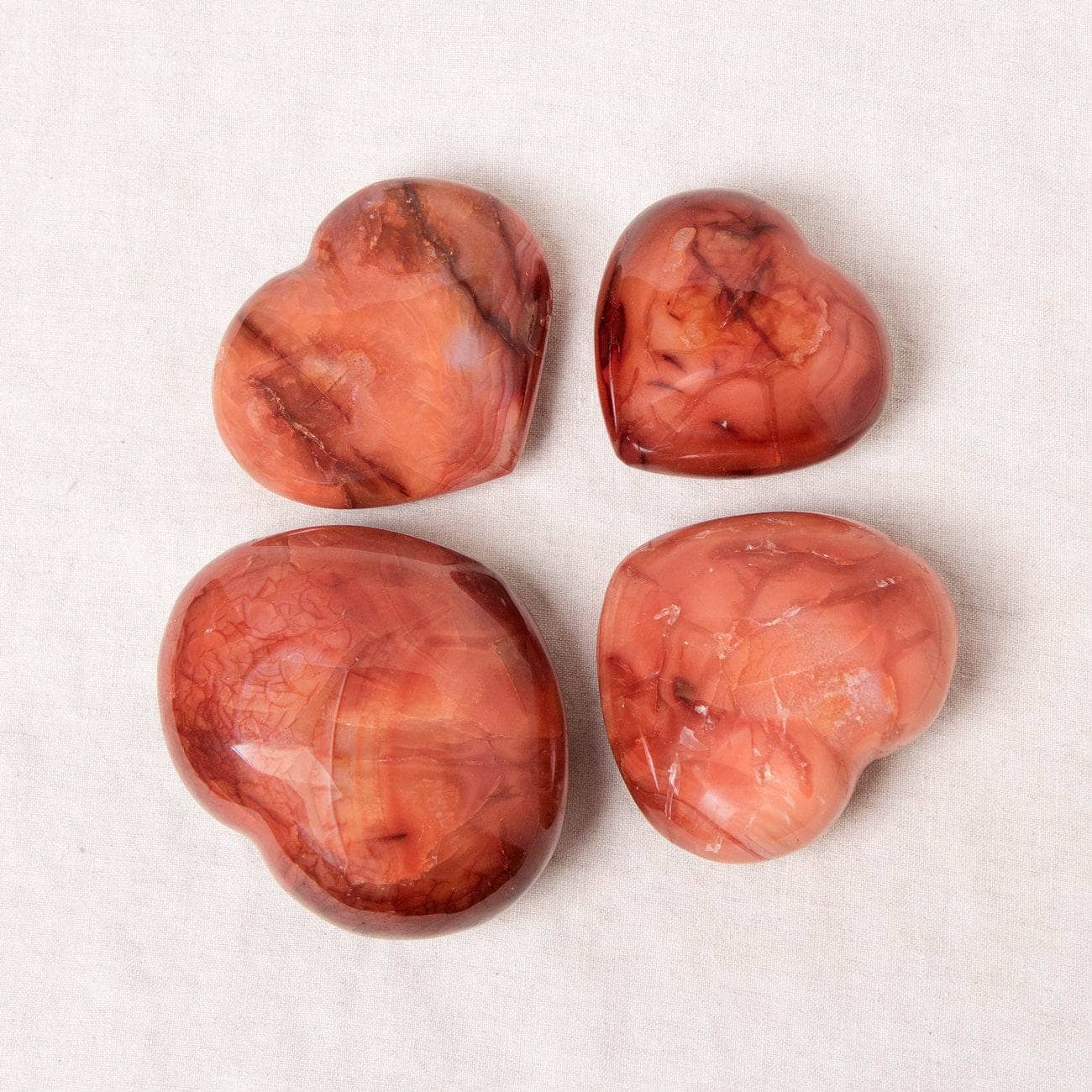 Studio-Session-2562 Carnelian Hearts - AAA Premium Quality - Image 5