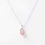 Pink Opal Raw Crystal Necklace - Image 3