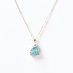 Rare Genuine Larimar Raw Crystal Necklace - Image 3