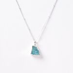 Rare Genuine Larimar Raw Crystal Necklace - Image 6