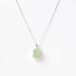 Prehnite Raw Crystal Necklace - Image 6