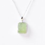 Prehnite Raw Crystal Necklace - Image 4