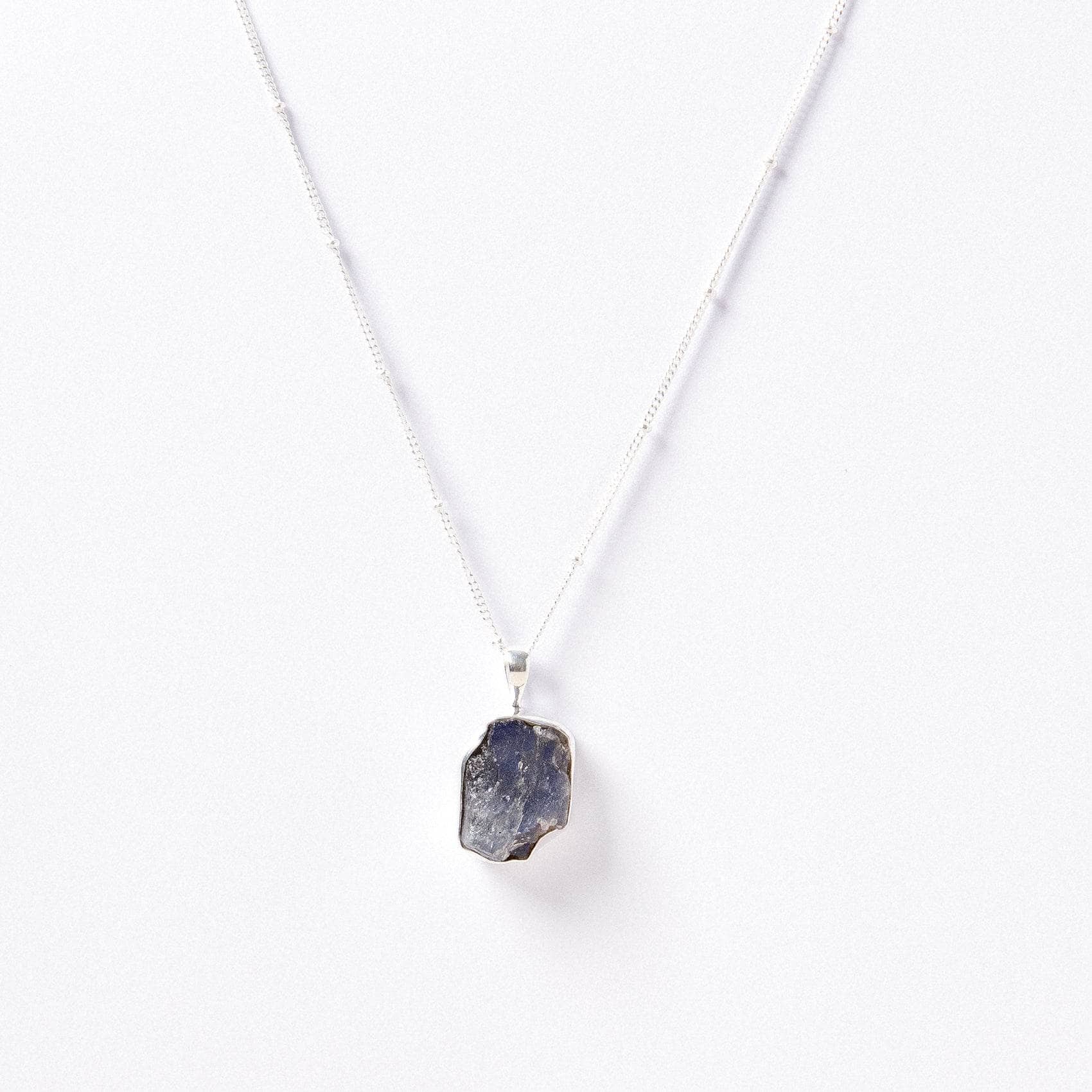 Studio-Session-2713 Labradorite Raw Crystal Necklace - Image 6