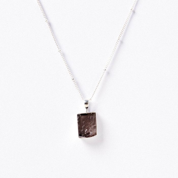 Smoky Quartz Raw Crystal Necklace - Image 3