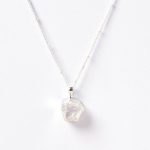 Clear Quartz Raw Crystal Necklace - Image 6