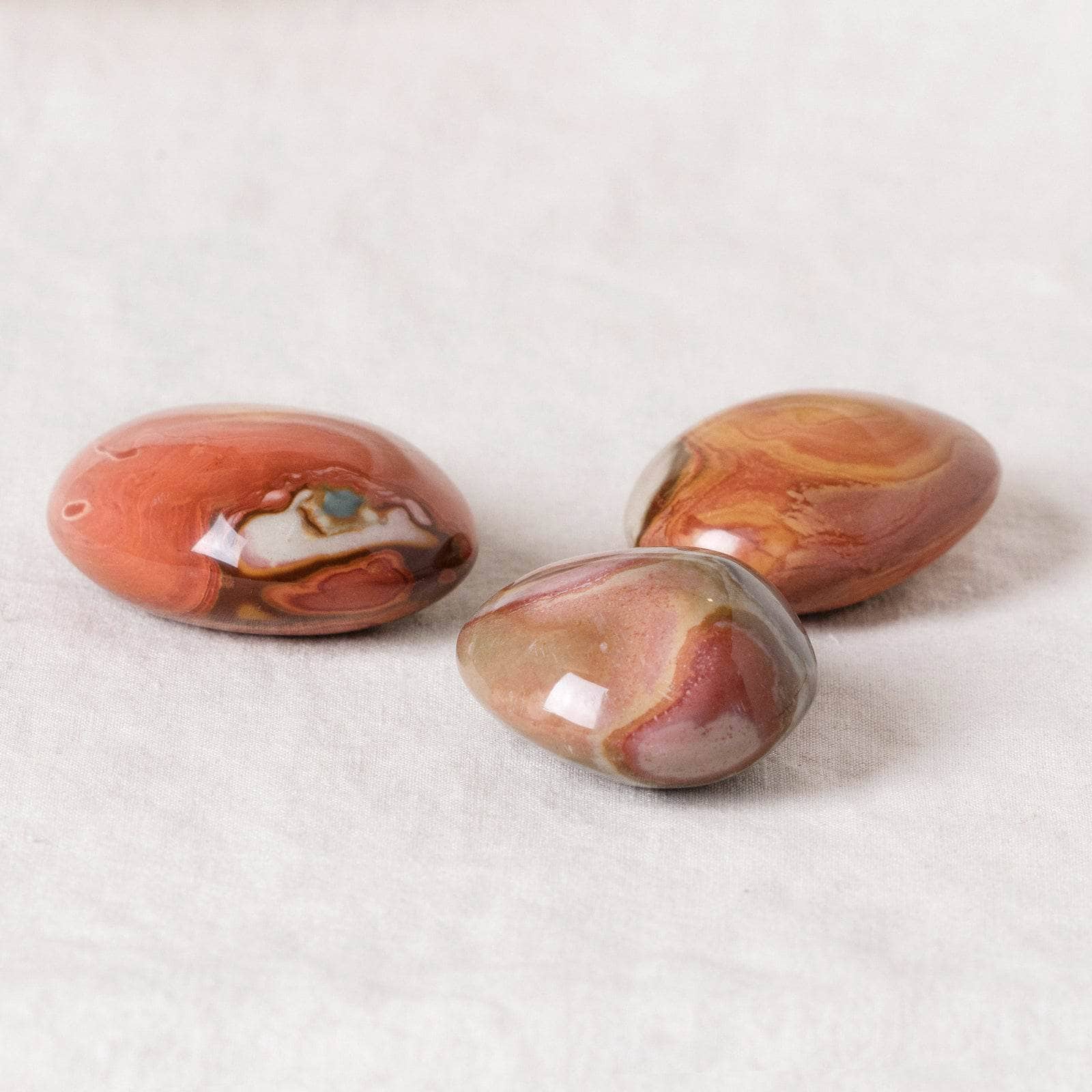Studio-Session-3049 Polychrome (Desert Magic) Jasper Palm Stone - AAA Premium Quality - Image 3