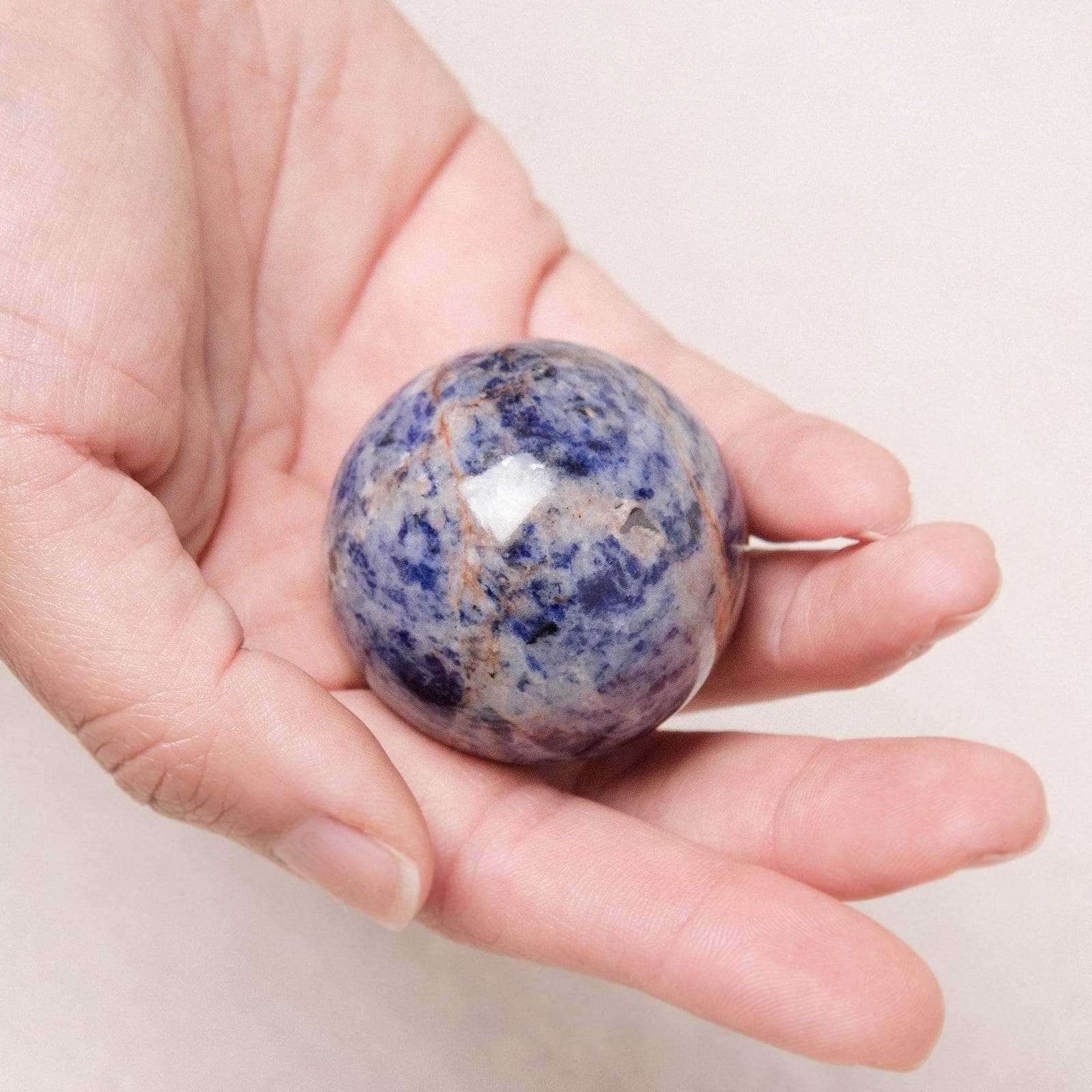 Studio-Session-3399 Sodalite Sphere with Tripod - Image 3