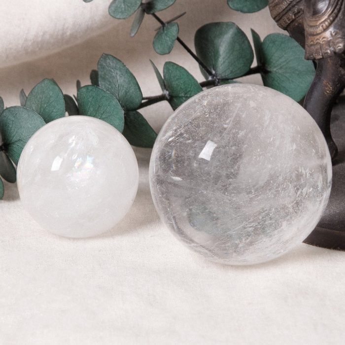 Clear Quartz Sphere with Tripod - AAA Premium Quality - Image 2